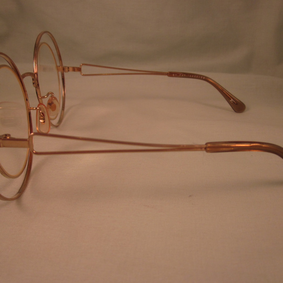 Vintage 1980's TURA Rx Eyeglasses DOUBLE CIRCLE - Picture 3 of 8